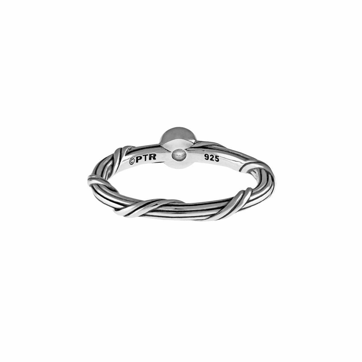 Signature Romance White Topaz Ring in sterling silver