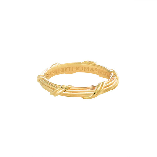 Heritage Eternity Band in 18K yellow gold 3 mm Sizes 10-13