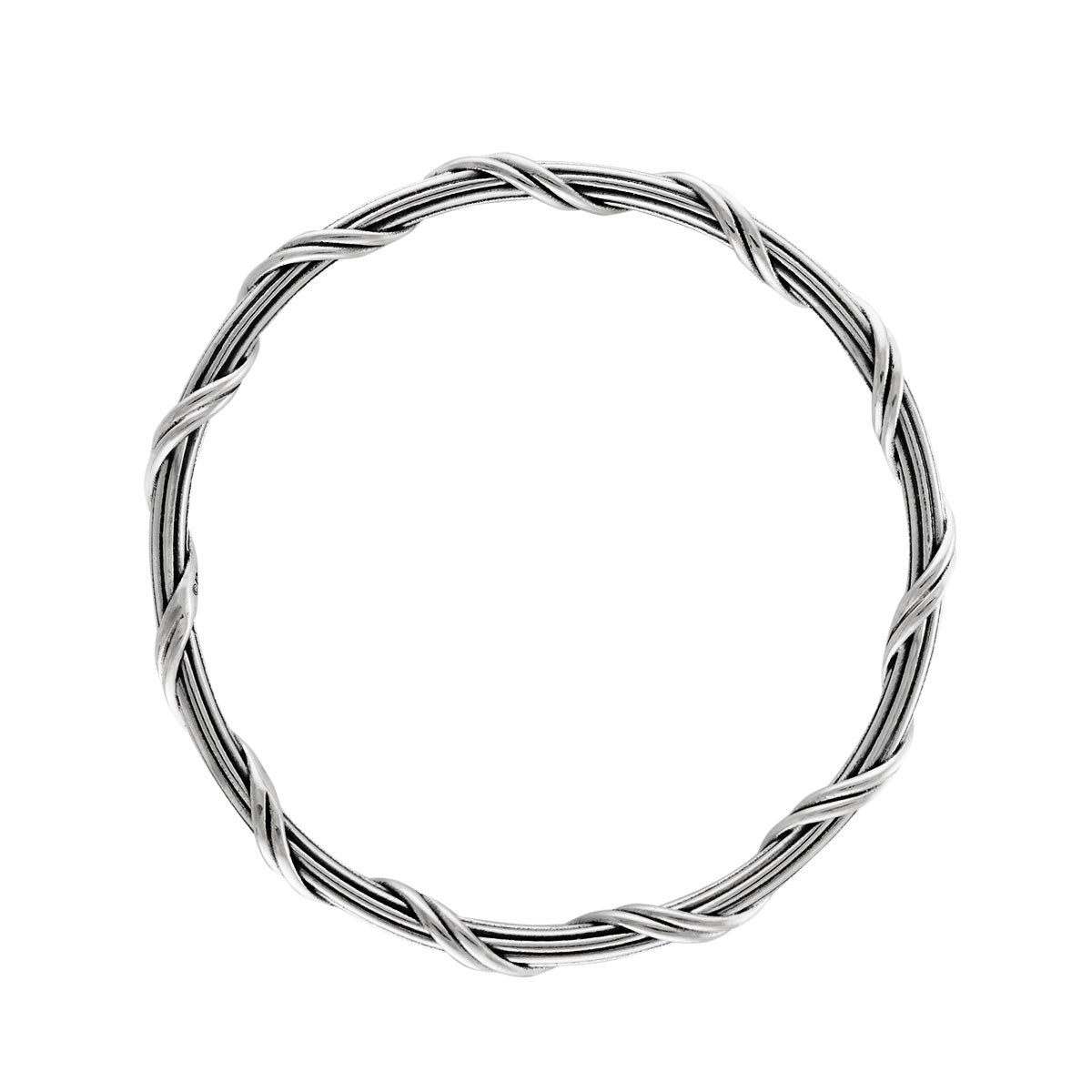 Signature Classic Bangle in sterling silver