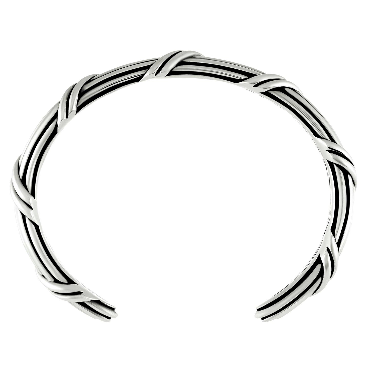 Signature Classic Oval Cuff in sterling silver