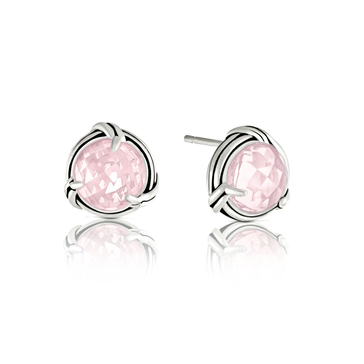 Peter Thomas Roth Ribbon and Reed Fantasies Rose Quartz Stud Earrings in  sterling silver – Peter Thomas Roth Designs