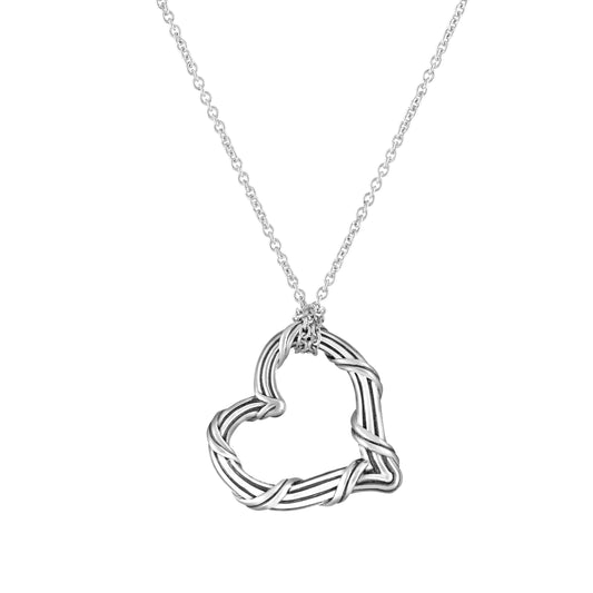 Signature Classic Medium Heart Necklace in sterling silver