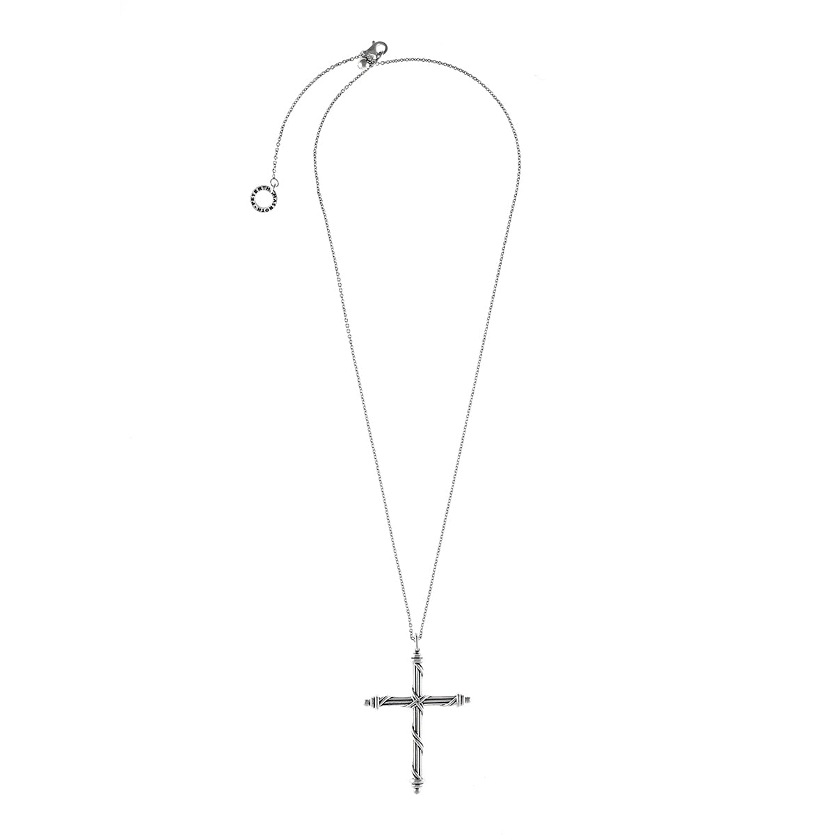 Signature Classic Cross Necklace in sterling silver