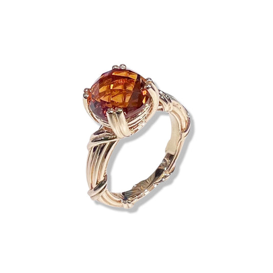 Fantasies Medeira Citrine Cocktail Ring in 18K yellow gold 10mm