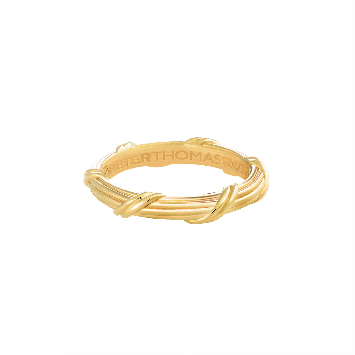 Heritage Eternity Band in 18K yellow gold 3 mm Sizes 4 - 9