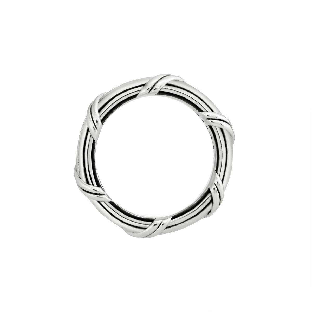Signature Classic Band Ring in sterling silver 4 mm
