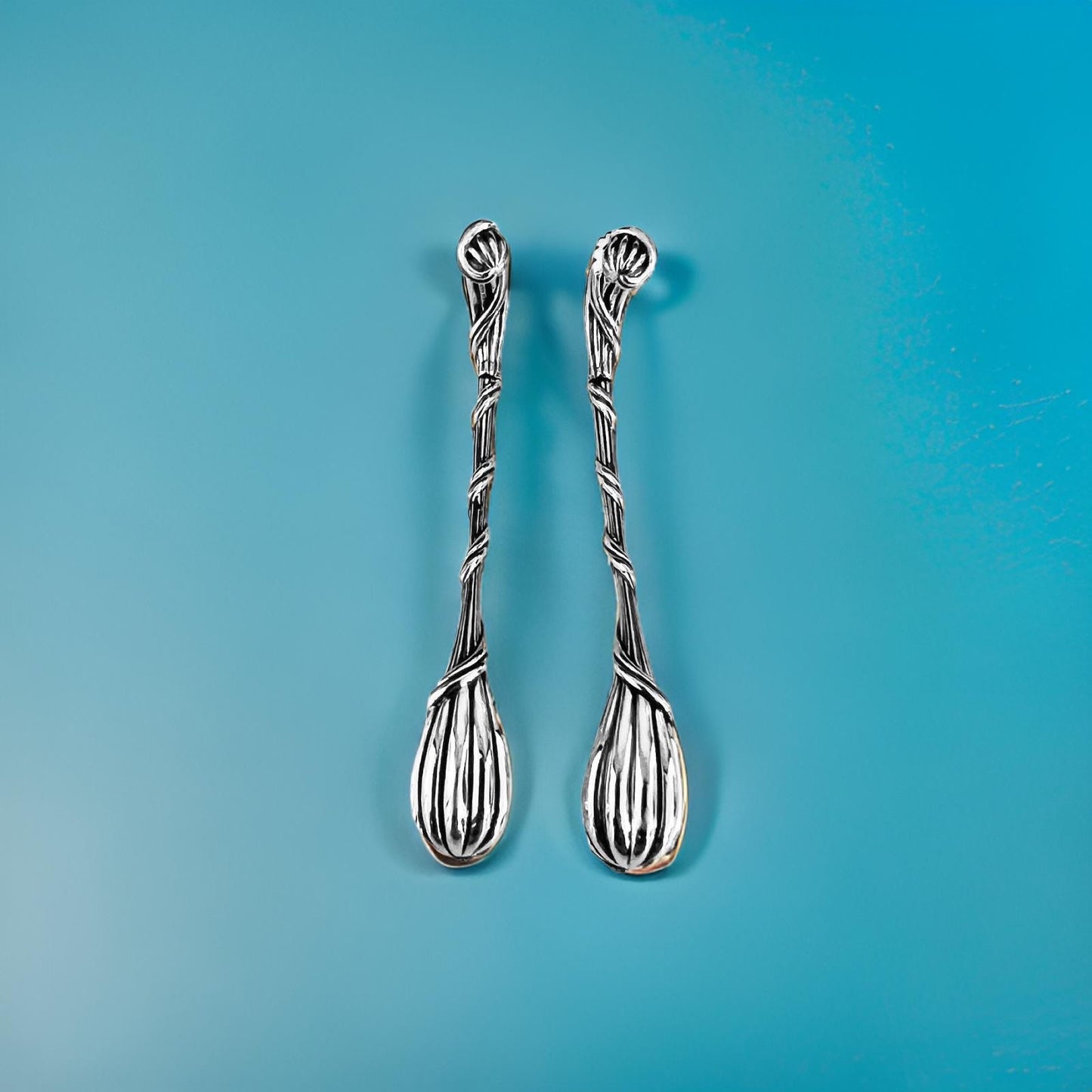 Signature Classic Elongated Teardrop Earrings in Sterling Silver