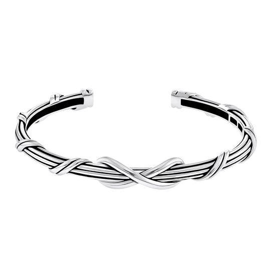 Signature Classic Infinity Cuff in sterling silver