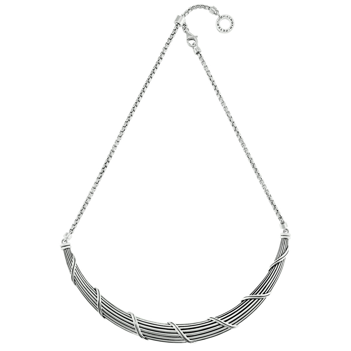 Signature Classic Collar Necklace in sterling silver