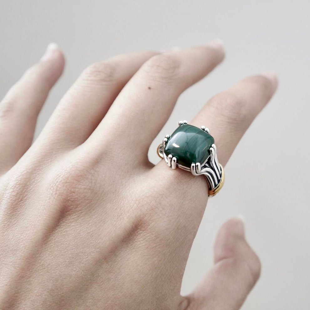 Peter Thomas Roth Ribbon and Reed Bonbon Statement Ring in two tone ...