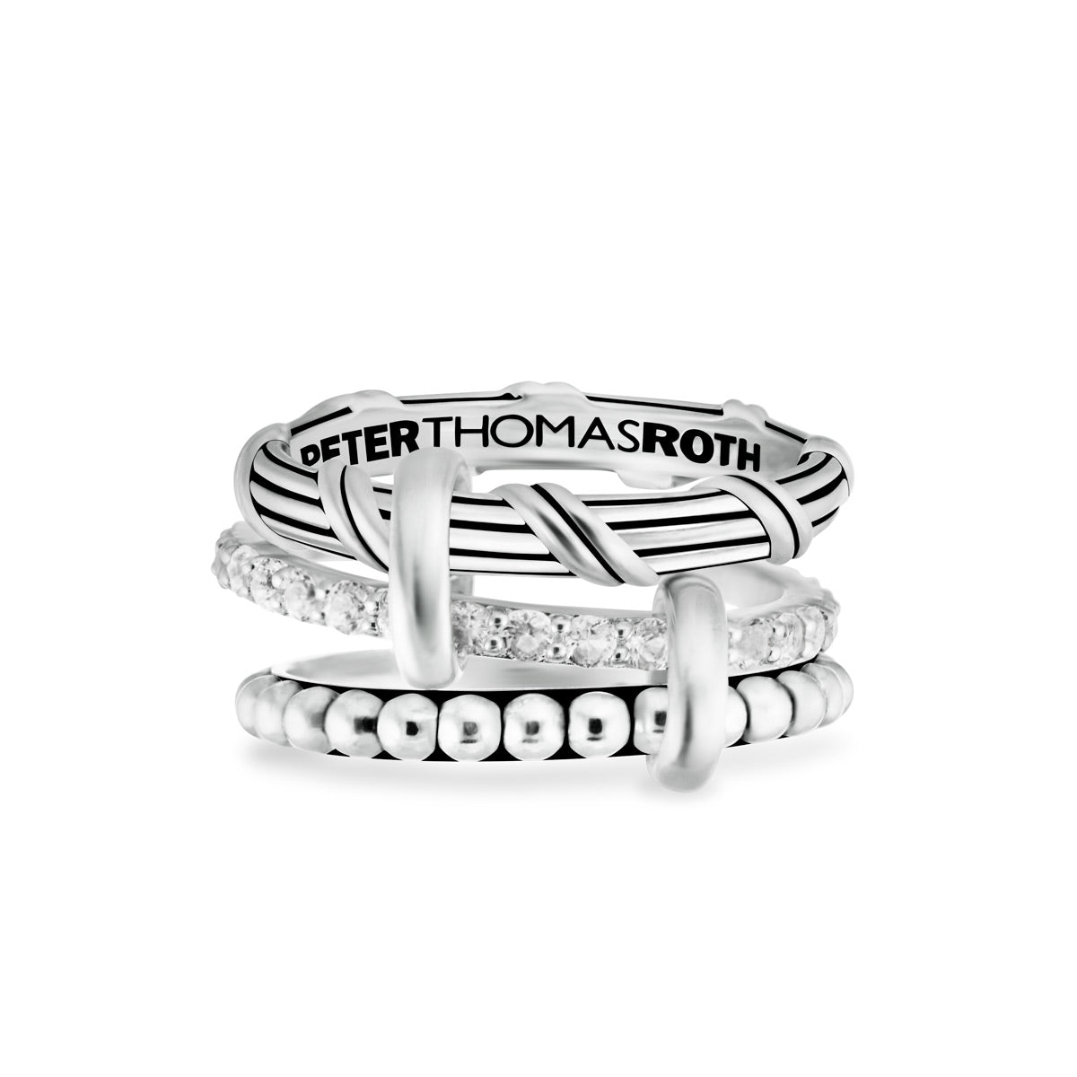 Peter Thomas Roth Ribbon and Reed Signature Classic Connected Ring with ...