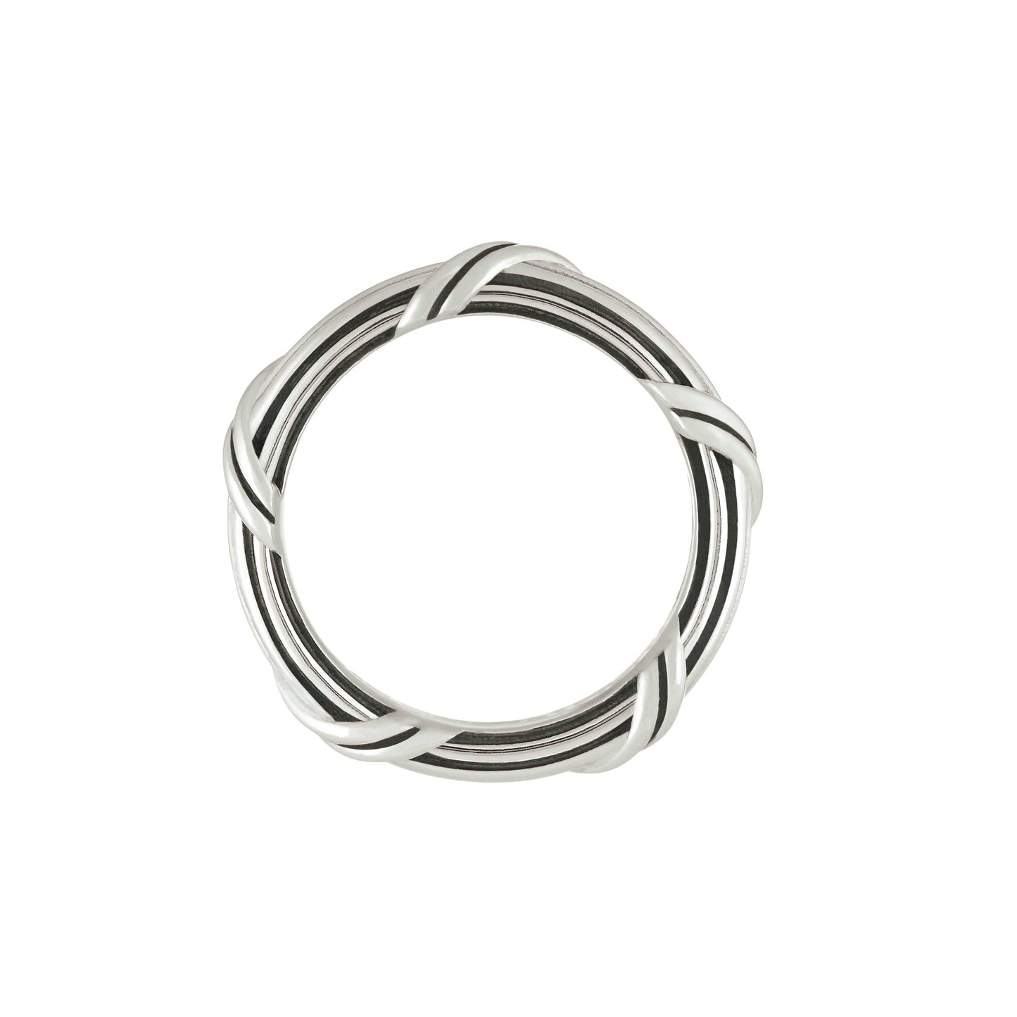 Signature Classic Band Ring in sterling silver 8 mm