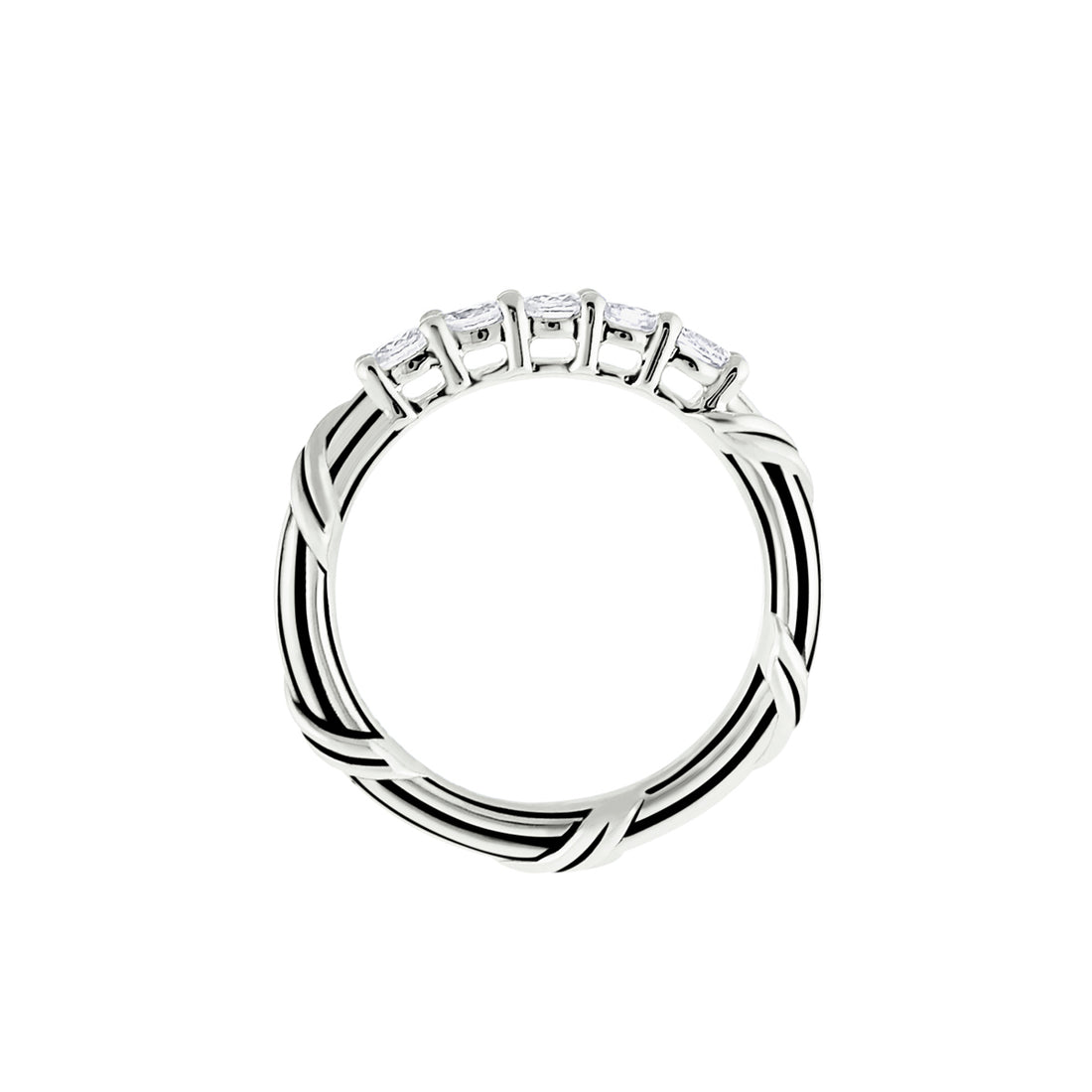 Peter Thomas Roth Ribbon and Reed Signature Classic Five-Stone Band ...