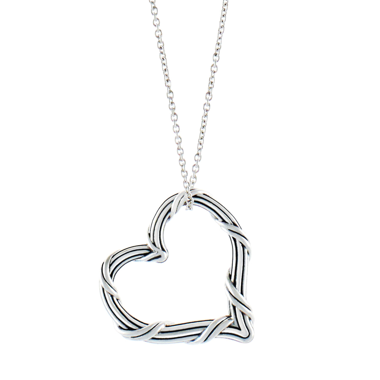 Signature Classic Heart Necklace in sterling silver